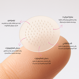 رقعة حب الشباب بالإبر الدقيقة