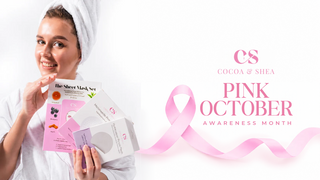 COCOA & SHEA Pink October awareness banner